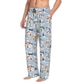thumbnail image 6 of Sikiie cute Mushroom Village Pajama Pants Men, PJ Bottoms, Sleep & Lounge Pants-X-Large, 6 of 6