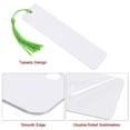 thumbnail image 4 of Unique Bargains Sublimation Blank Bookmark Double Sided with Light Green Normal Tassels, 4 Pieces, 4 of 5