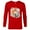 New Red, variant on Disney Bambi Movie Retro - Long Sleeve T-Shirt for Men - Customized-White
