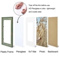 thumbnail image 6 of decorUhome 8x10 Picture Frames Set of 2, Display 5x7 Pictures with Mat or 8x10 without Mat, Wall and Tabletop Display Photo Frames, Rustic Green, 6 of 7