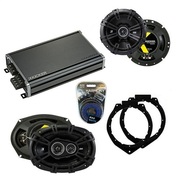 Fits Buick Lucerne 2006-2011 Speaker Upgrade Kicker DSC67 DSC693 & CXA360.4 Amp