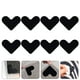 thumbnail image 3 of 8 pegatinas antideslizantes para alfombras, resistentes a los rizos, con forma de corazón., 3 of 5