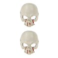 thumbnail image 1 of Bewildely Fiesta de guardia facial de media espuma de calavera de Halloween Calavera ensangrentada 2Conjunto, 1 of 6