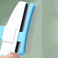thumbnail image 4 of Self-Cleaning Pet Hair Removal Comb â Flea & Shedding Tool for Cats & Dogs, Stainless Steel Teeth & Ergonomic Design ( Handle, Lightweight), 4 of 4