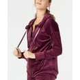 thumbnail image 2 of Ideology Womens Velour Zip Hoodie Size XX-Large, 2 of 3