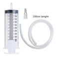 thumbnail image 2 of 250ml/350ml/500ml Large Syringe with 100cm Tube, Sterile and Individual Sealed, Plastic Garden Syringe for Liquid, Paint, Epoxy Resin, Oil, Watering P, 2 of 5