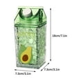 thumbnail image 3 of ZFYXGS 14 fl oz Milk Carton Water Bottle Plastic Reusable, 3 of 6