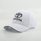 thumbnail image 2 of Toyota sombrero masculino TOYOTA coche logo bordado gorra de béisbol 4S tienda primavera y otoño empleado gorra conmemorativa gorra blanca, 2 of 2