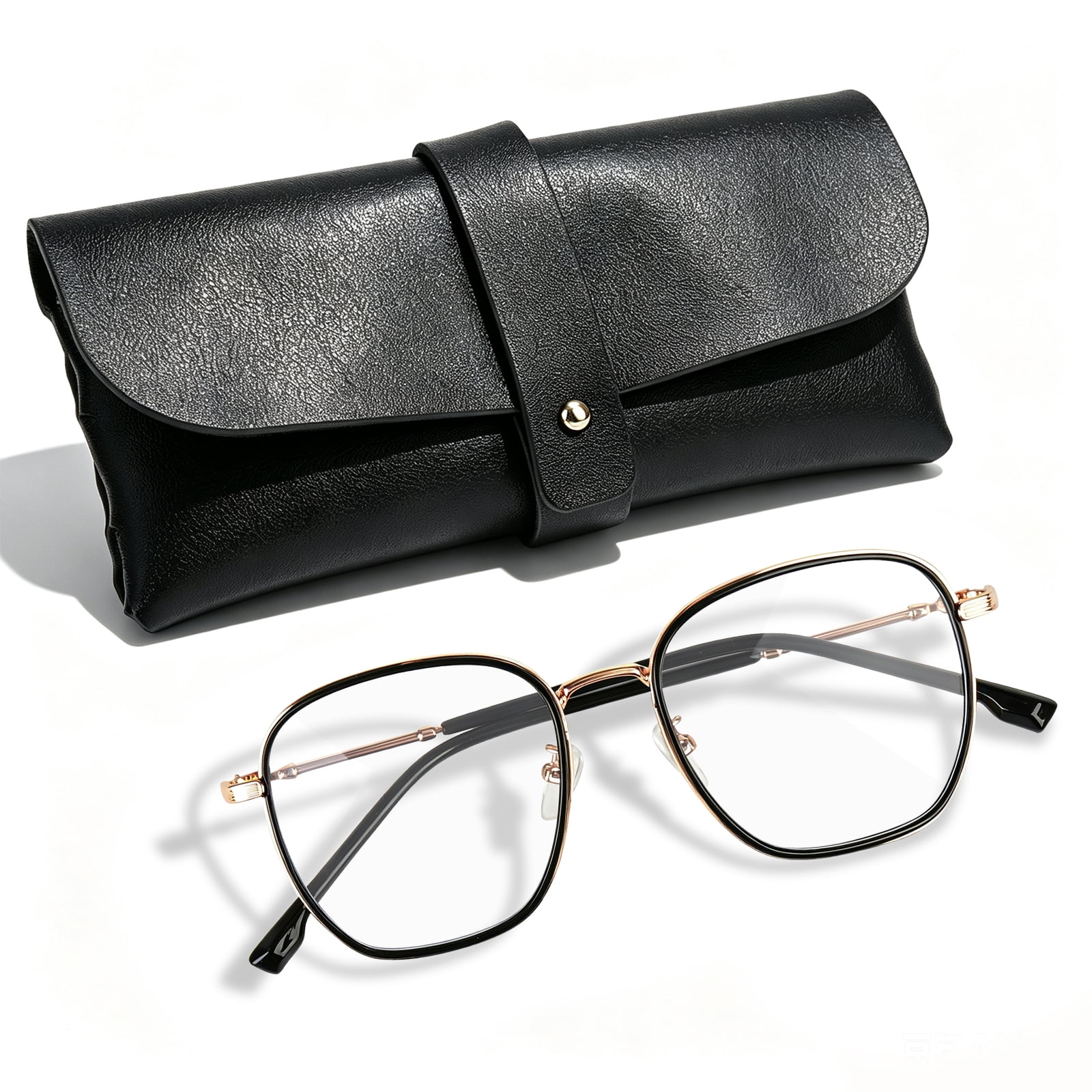 ROCK TAKIN Metal Frame Blue Light Blocking Glasses, Anti Eye Strain Computer Glasses for Women Men, 1 Pair