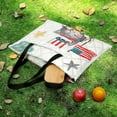 thumbnail image 5 of Patriotic Cats Celebrate Fourth of July Picnic Blanket Waterproof Outdoor Beach Blanket Hand-held Pad Suitable for Travel, Camping, Beach, Family Gatherings, 5 of 7