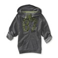 thumbnail image 1 of Sudadera con capucha y Cremallera completa Aeropostale para dormir Mujer Gris Mediano, 1 of 2