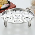 thumbnail image 3 of pdqouc Stainless Steel Steaming Eggs Rack Double-Layer Kitchen Steaming Rack Heat Insulation Detachable Tripod Steaming Rack Household Kitchen Baking Tools Clearance, 3 of 8