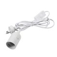 thumbnail image 3 of Hanging Light Socket  Light Socket  Lamp Socket  Lamp Bulb Socket  Lamp Bulb Holder E27 Hanging Pendant Light Fixture Lamp Bulb Socket Holder Cord With Switch AU Plug 220VWhite, 3 of 8