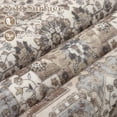 thumbnail image 5 of Large Vintage 9x12 Area Rug Ultra-Soft Distressed Dining Room Non-Shedding Flower Printed Washable Easy Cleaning Floor Mats Camel, 5 of 8