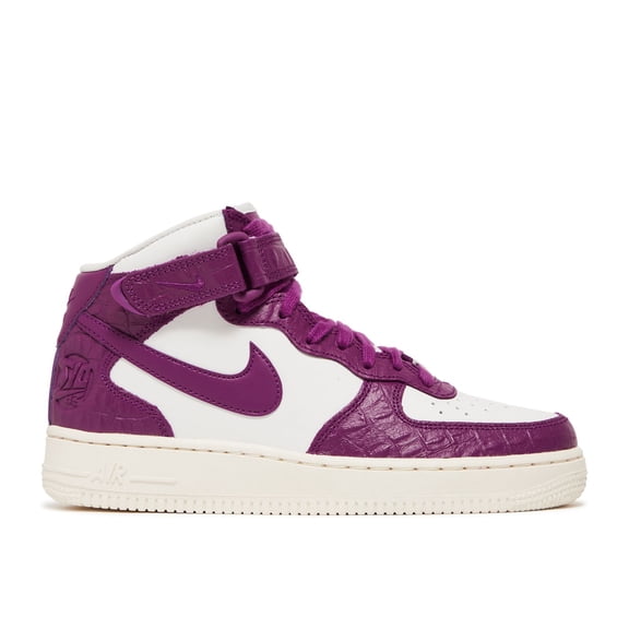 Nike Air Force 1 '07 WMNS Shoes, Viotech/Viotech/Summit White/Summit White/Ghost Green/Metallic Silver, Size 10.5