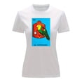thumbnail image 3 of Playera Blusa El Cotorro De La Loteria Mexicana Tradicion Mexicana Color Blanco Talla Chica Marca Emil SaEs, 3 of 4