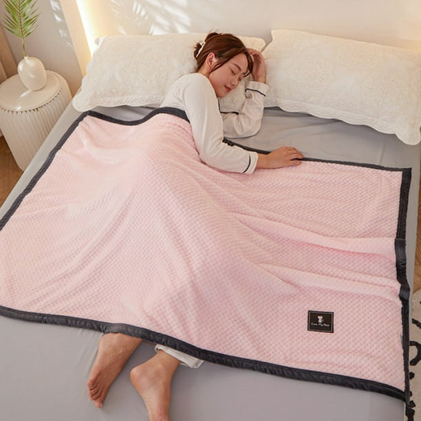 pstuiky Mantas de cama frescas mantas suaves y afelpadas mantas de microfibra para la siesta