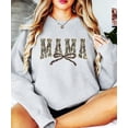 thumbnail image 5 of Trendy Camo Mama Sweatshirt - Distressed Camouflage Sweater for Mom - Coquette Bow Pullover Gray Sweatshirt Adult Medium, 5 of 7