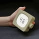 thumbnail image 3 of Block Small Alarm Clock Novelty Student Clock Yellow, 3 of 3