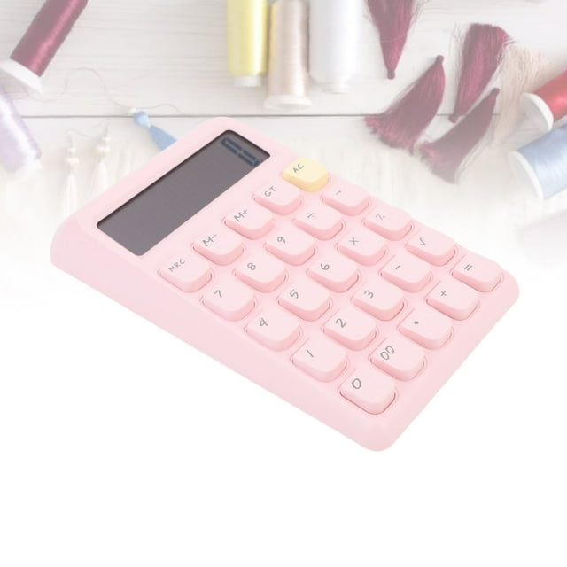 Calculadora Solar 12 Dígitos Gran Calculadora Estándar Calculadora Básica Con Botones Mecánicos Para La Escuela De Estudio De La Oficina Inicio