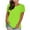 Green B, variant on Zunfeo Cotton Tops for Women Cozy Soft Juniors Summer Tops Short Sleeve Ladies Dressy Blouse Purple M