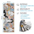 thumbnail image 2 of Cavalier King Charles Spaniel Dog and Flower Hot Yoga Mat Towel Non Slip for Hot Yoga - Quick-Drying Yoga Mat Cover with 4 Corner Pockets with Travel Bag - Hot Yoga Towel Non Slip 70"x26", 2 of 6
