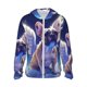 thumbnail image 1 of Fotbe Night Sky Winged French Bulldog Chaqueta con Protección Solar UPF 50+ para Hombre y Mujer, Camisa con Capucha y Bolsillos-Small, 1 of 7