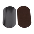 thumbnail image 7 of perfeclan 2x6pcs velvet Oval Elbow Knee Patches Repair Applique sewing suede Dark Brown, 7 of 7