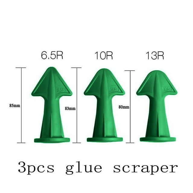 Removedor de silicona, sellador de calafateo, raspador suave, Kit de lechada, pegamento, limpieza de azulejos, espátula para suciedad, 4 piezas Banban LingWen 1327533423328