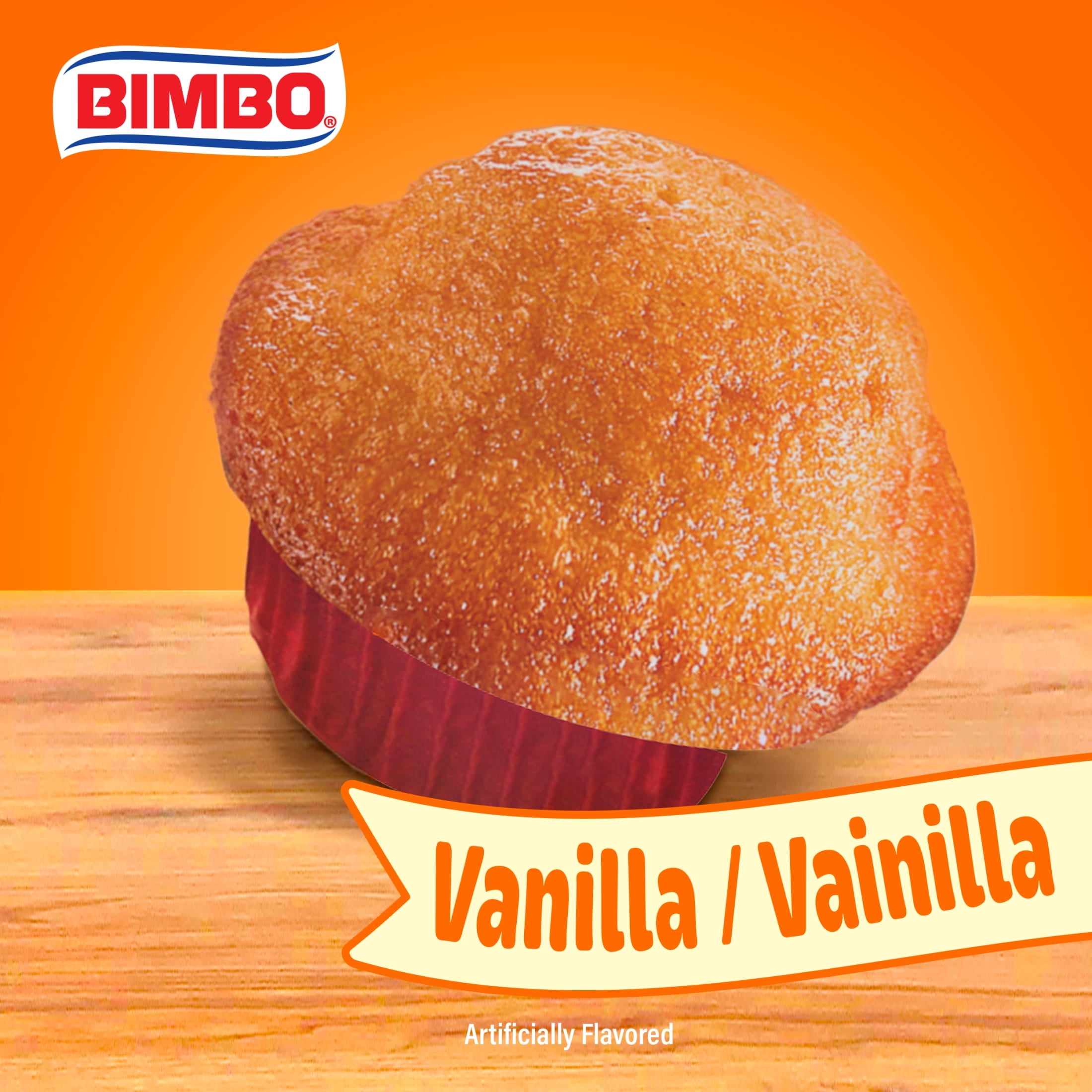 (2 pack) Bimbo Mantecadas Vanilla Muffins, 3 count, 11.10 oz