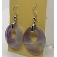 thumbnail image 4 of Natural Round Amethyst Silver Earrings, 4 of 5