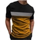 thumbnail image 1 of Tops para hombre, blusas y camisas de cuello redondo y manga corta para hombre, camisetas casuales de verano para hombre, camisetas de cuello redondo con bloques de color y manga corta, camisetas depo, 1 of 3