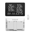 thumbnail image 4 of Desktop/Wall-Mounted Large Screen for Real-Time Indoor/Outdoor Temperature and Humidity Monitoring with Transmitter, 4 of 5