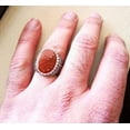 thumbnail image 2 of Red Onyx Mens Ring, Natural Red Onyx Gents Ring, December, Silver Jewelry, 925 Silver Ring, Birthday Gift, Heavy Mens Ring, Arabic Design, Ottoman Style Ring, Christmas, Turkey Mens Signet Ring, 2 of 6