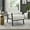 White, variant on Cterwk Chenille Upholstered Accent Chair with Wood Frame, Mid Century Modern Armchair for Living Room, Office, Bedroom, Orange