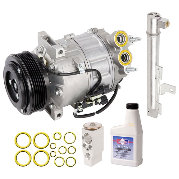 For Volvo S80 2005-2011 OEM AC Compressor w/ A/C Repair Kit - BuyAutoParts