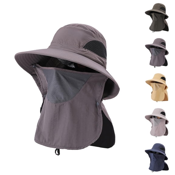 Boonie Bucket Hats for Men - Military UPF 50 Sun Unisex Bucket Hat For Sun Detachable Breathable Outdoor Sun Hat For Hiking Fishing Travel All Seasons