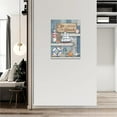 thumbnail image 3 of Nautical Bathroom Decor Beach Wall Art Anchor Lighthouse Ocean Seashells Bathroom Pictures For Wall Coastal Artwork Canvas Print For Bathroom Living Room Bedroom Office Framed 12"x16", 3 of 6
