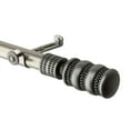 thumbnail image 2 of InStyleDesign  Cork Adjustable Finial Satin Nickel Curtain Rod Set satin nickel 66 to 120 inch, 2 of 3