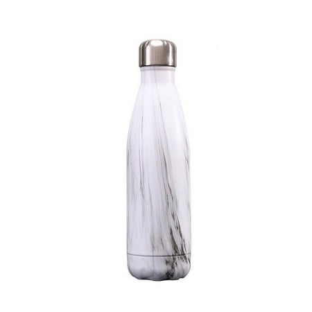 

HLONK 17oz Sport Water Bottle Vacuum Insulated Stainless Steel Sport Water Bottle Leak-Proof Double Wall Cola Shape Water Bottle Keep Drinks Hot & Cold
