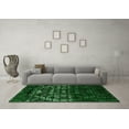 thumbnail image 3 of Ahgly Company Indoor Square Abstract Green Modern Area Rugs, 8' Square, 3 of 4