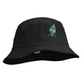 thumbnail image 5 of Leaf Monster Embroidered Big Size Cotton Blend Twill Bucket Hat - Black XL-2XL, 5 of 5