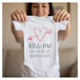 thumbnail image 2 of Pañalero Kiss Me San Valentin Ropa Bebe Manga Corta Blanco, 2 of 4