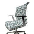thumbnail image 6 of Ambesonne Abstract Office Chair Cover Stretchable High Back, Youth Grunge Style Forms, Pale Blue and Purpleblue, 6 of 6