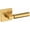 MultiColor, variant on Baldwin L029.Rdm L029 Gramercy Right Handed Non-Turning One-Sided Dummy Door Lever - Brass