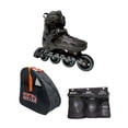 thumbnail image 1 of Combo De Patines Ajustables Protecciones Y Bolsa Speed Black, 1 of 8
