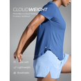 thumbnail image 5 of Remera CRZ YOGA Cloudweight ligera con aberturas laterales azul M, 5 of 5
