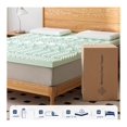 thumbnail image 5 of 3 Inch Memory Foam Mattress Topper,5-Zone Green Tea Mattress Pad for Back Pain,Ventilated Soft Bed Topper,Odor Absorption (3 Inch - Green Tea, Queen), 5 of 6