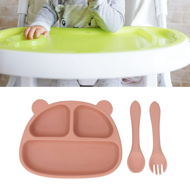 Fournitures d’alimentation pour bébé, ustensiles pour tout-petits en  beignet 7 en 1, bol pour bébé, assiettes en plastique pour tout-petits,  cuillères