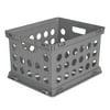 Sterilite File Crate Gray Flannel